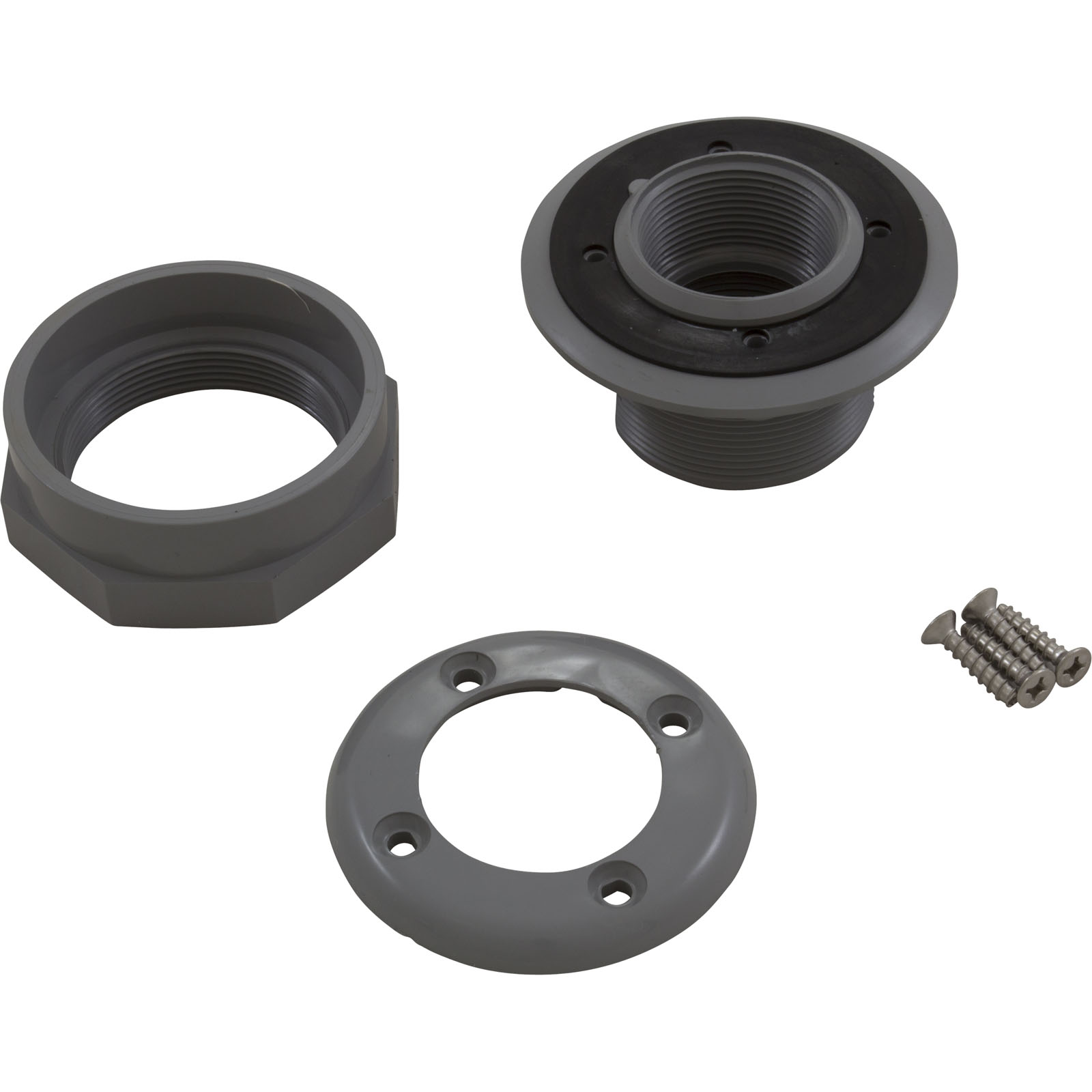 Picture of 25522-001-000 Wall Return Fitting CMP 1-1/2" x 1-1/2" Vinyl Gray