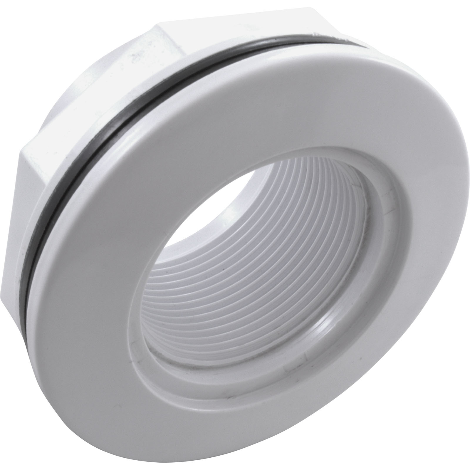 Picture of 25550-000-000 Wall Fitting CMP 2-3/8"hs 1-1/2"fpt 3-1/2"fd w/Nut Wht