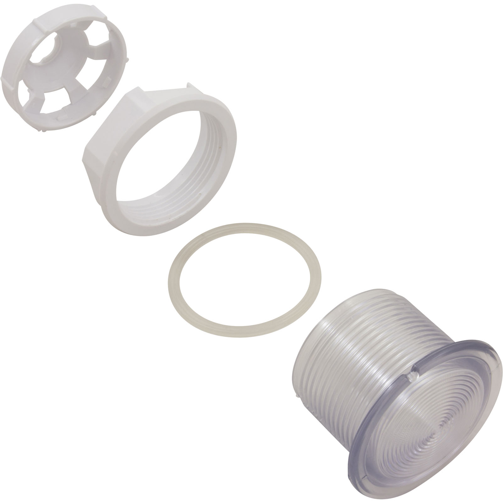 LIGHT LENS ASSEMBLY, WATERWAY, 2-5/8
