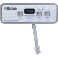 Topside, Balboa Water Group Lite Duplex Digital, P1, Lt, LCD 58-138-1143