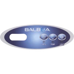 Overlay, Balboa Water Group Duplex Mini Oval, Jet/Light, LCD 58-138-1249