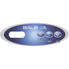 Overlay, Balboa Water Group Duplex Mini Oval, Jet/Light, LCD 58-138-1249