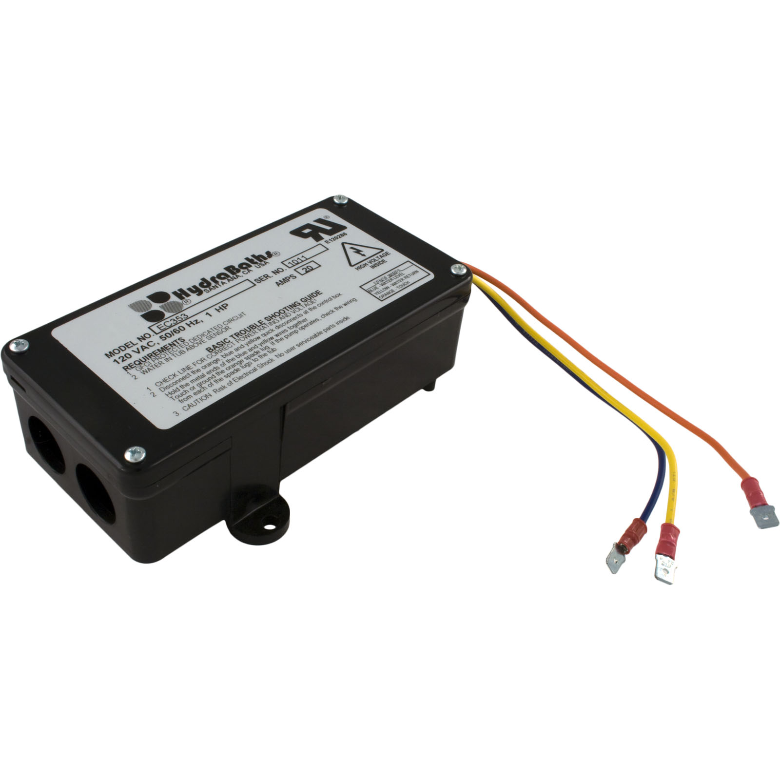 Picture of EC-353 Bath Control Hydrabaths EC-353 115v On/Off
