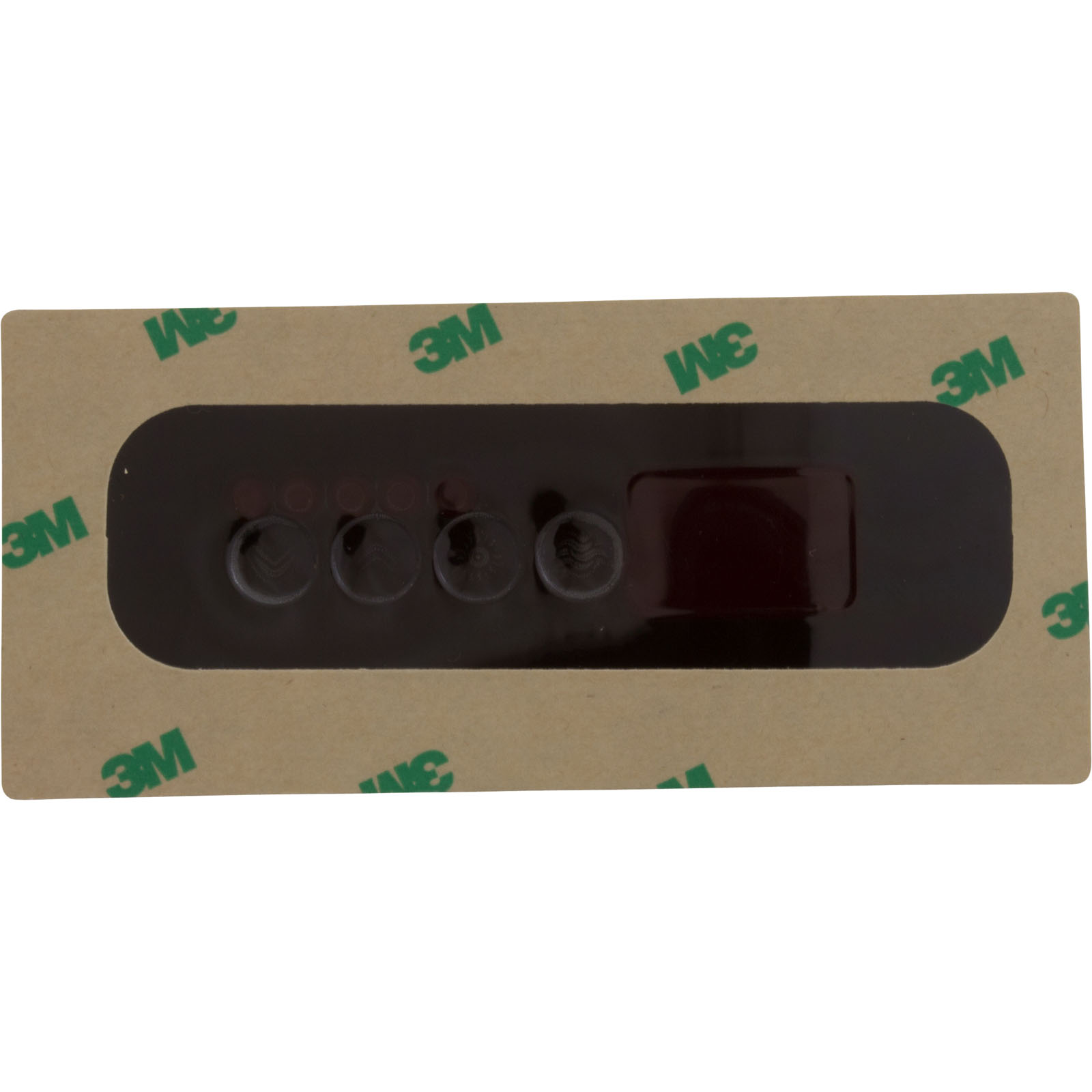 Picture of 9916-100239 Overlay Gecko TSC-18-GE1 4 Button P1 Light