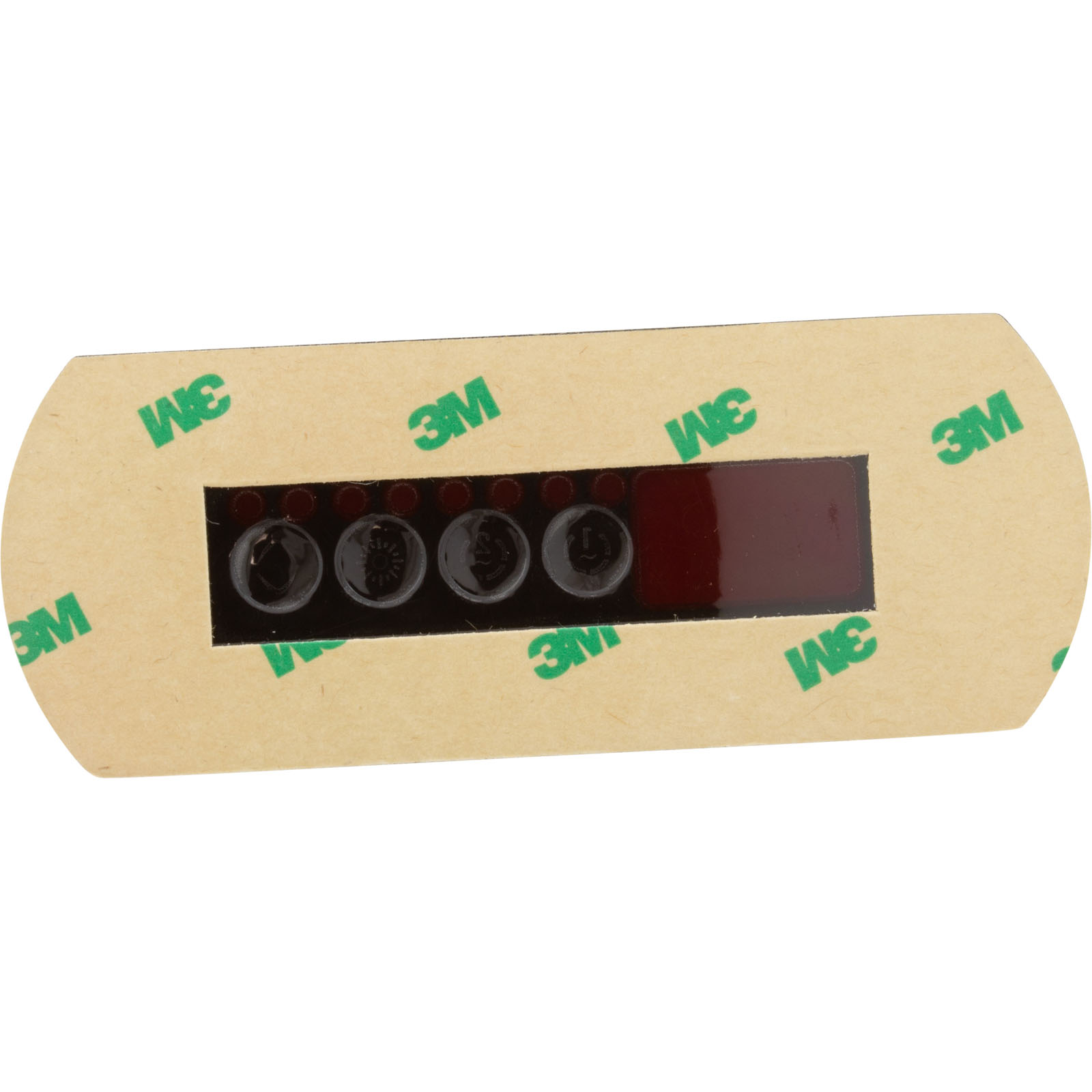 Picture of 9916-101030 Overlay Gecko in.k200 4 Button P1 P2 Lt Blue