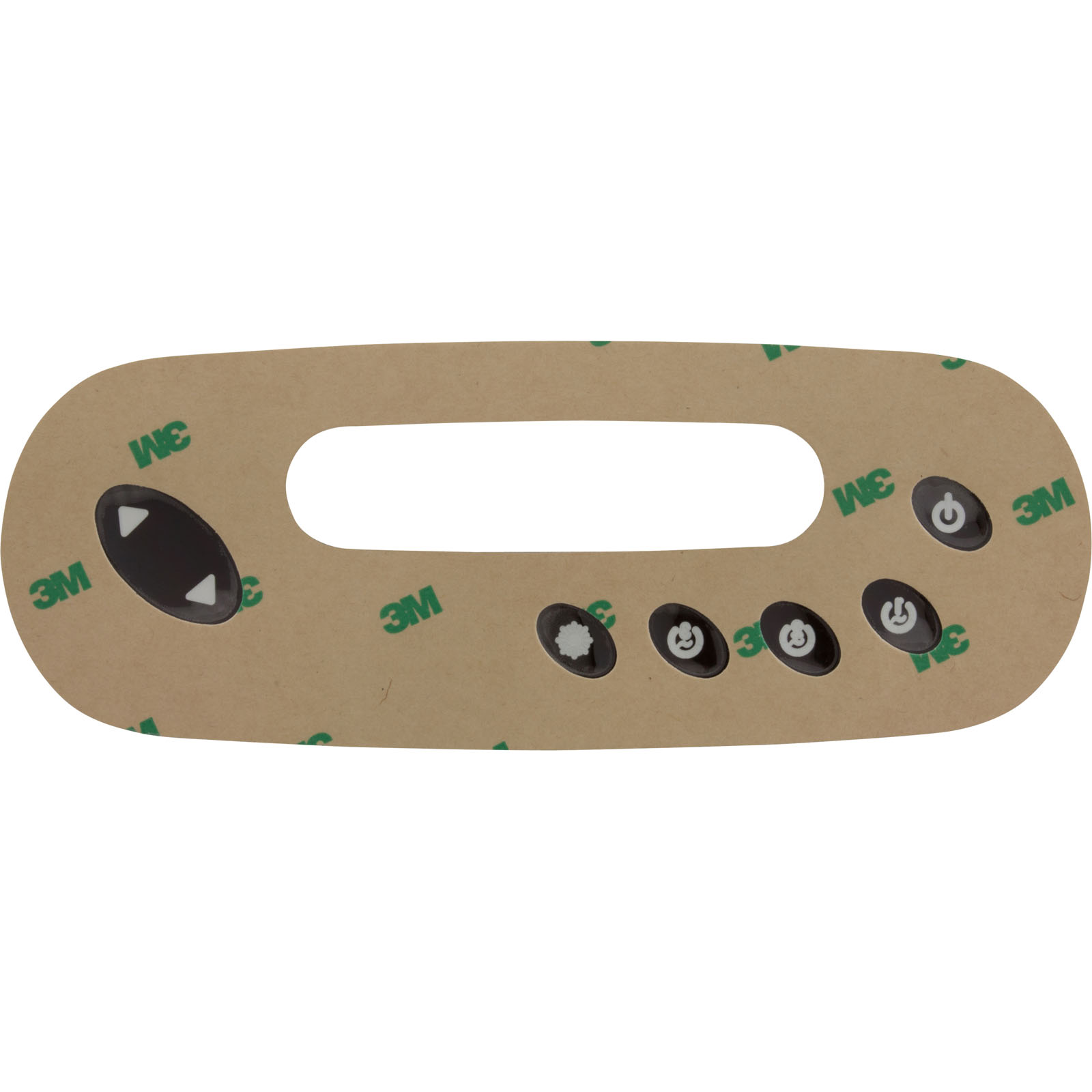 Picture of 9916-101335 Overlay Gecko in.k450 7-Button P1 P2 P3 Lt