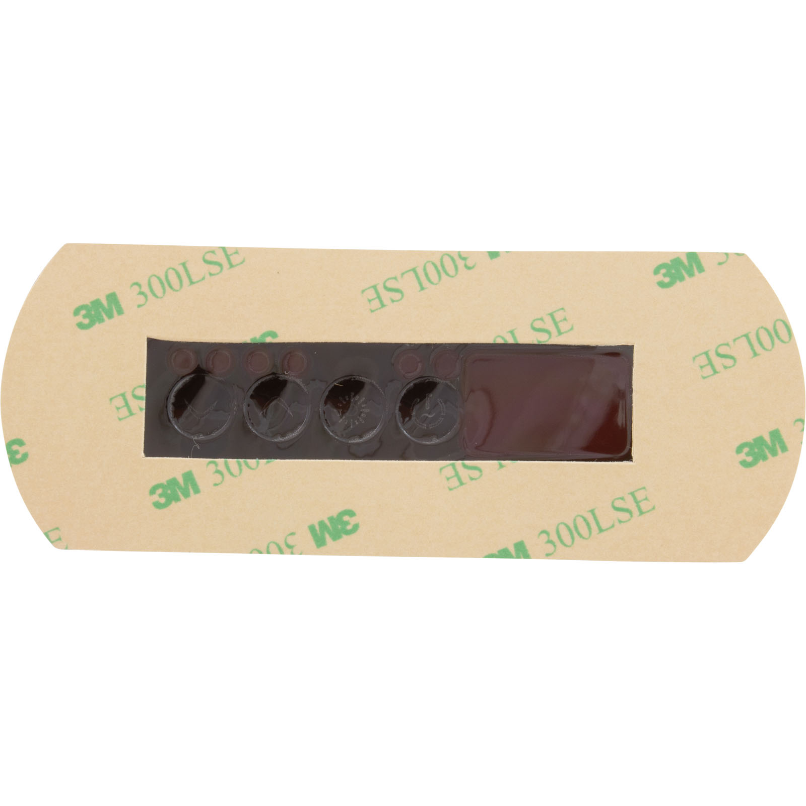 Picture of 9916-101203 Overlay Gecko in.k200 4 Button P1 Lt