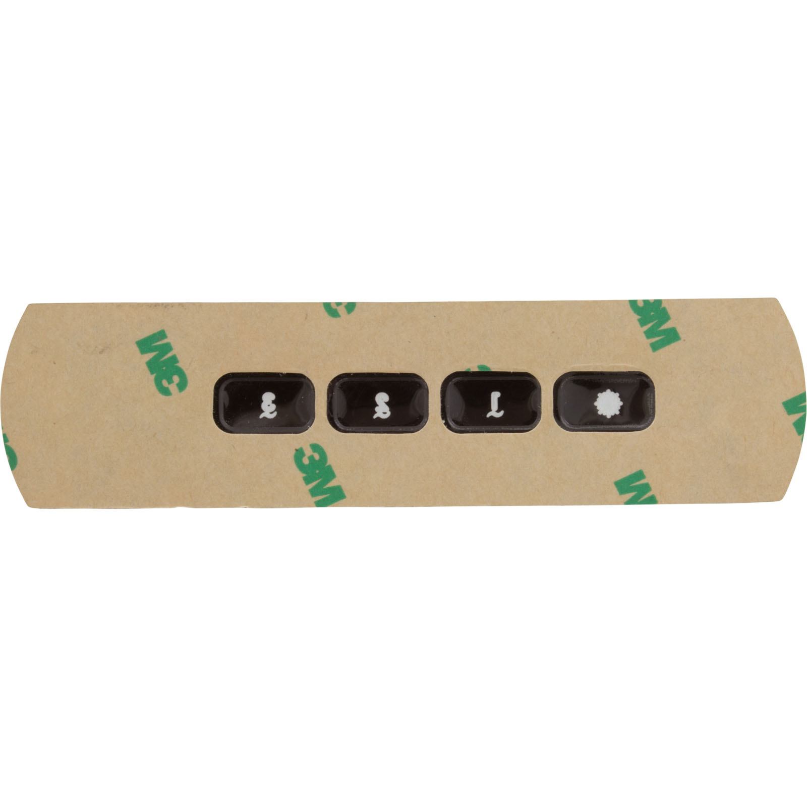 Picture of 9916-101392 Overlay Gecko in.k100 Aux 4 Button Holes