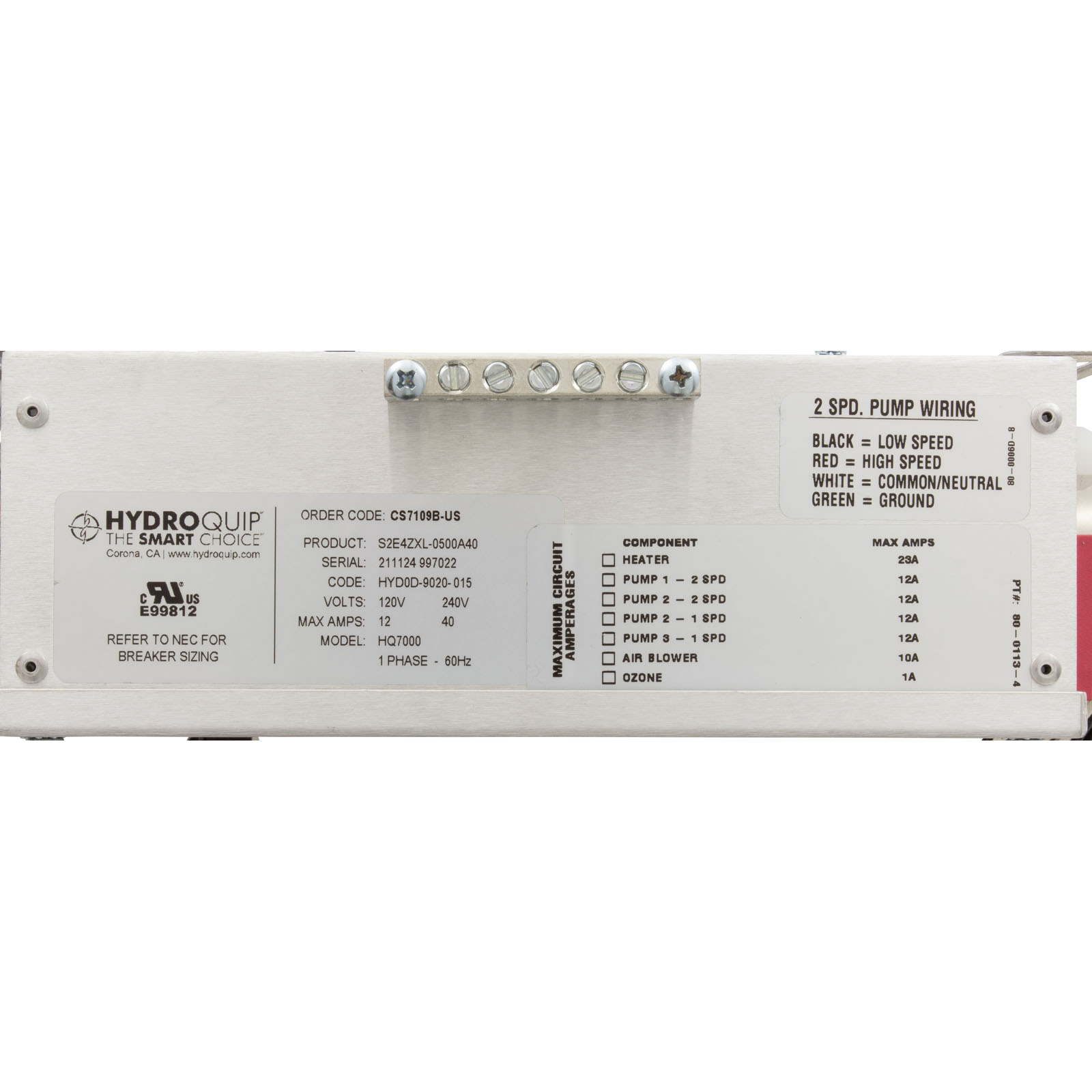 Picture of CS7109B-US Control HQ CS7109B Slide LiteLeader P1OzLt5.5kW2Btn TS