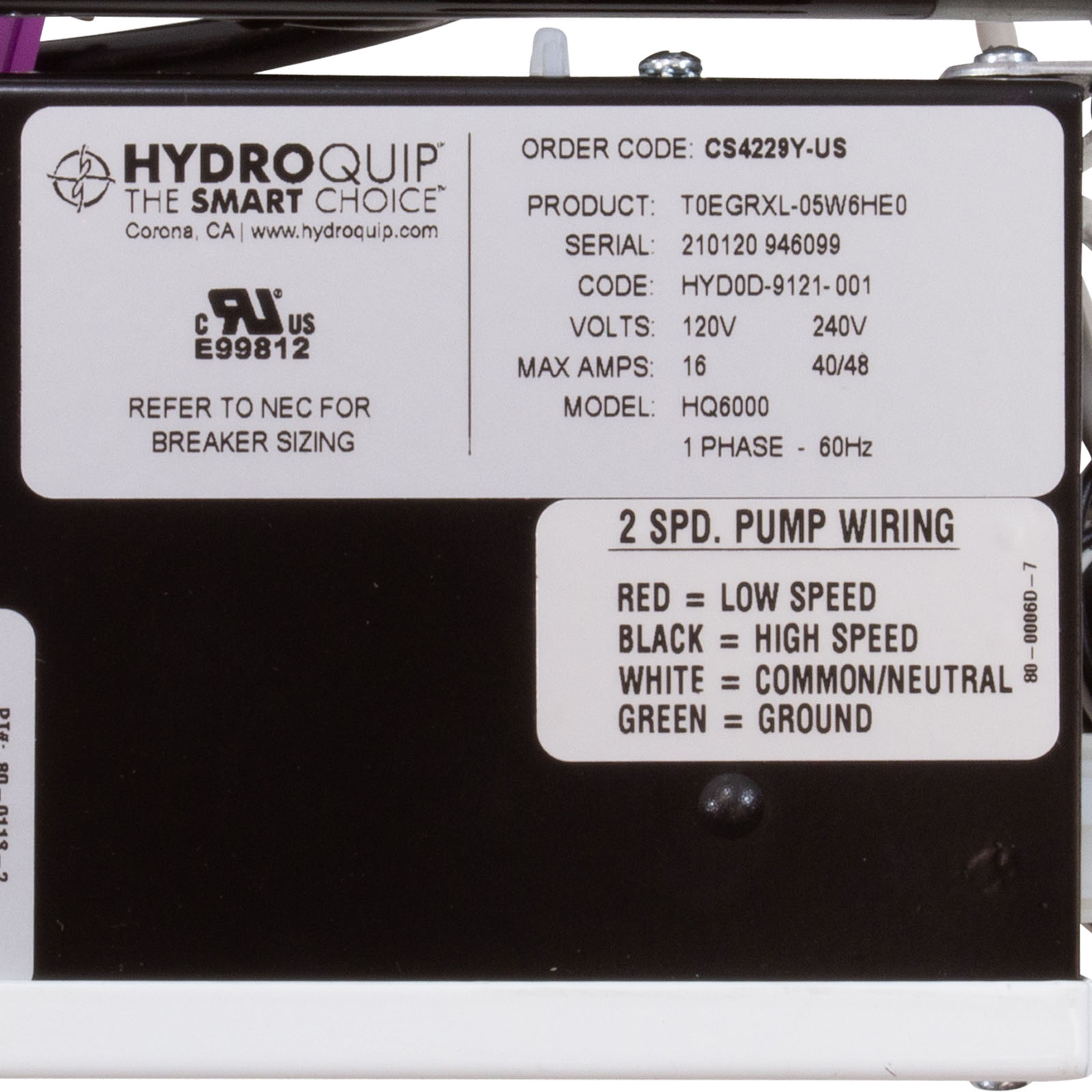 Picture of CS4229Y-US Control HQ CS4229YP1P2OzLt115v/230v 5.5kW in.K200