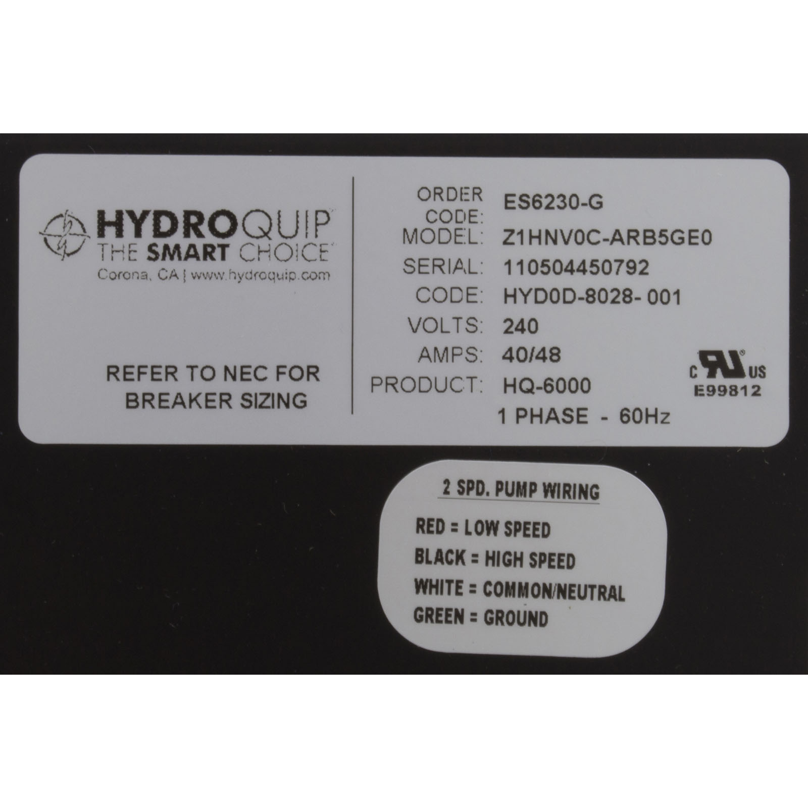 Picture of ES6230-G Equip System H-Q ES6230-G3hp P11hp BlP2CpOz5.5kWEco3