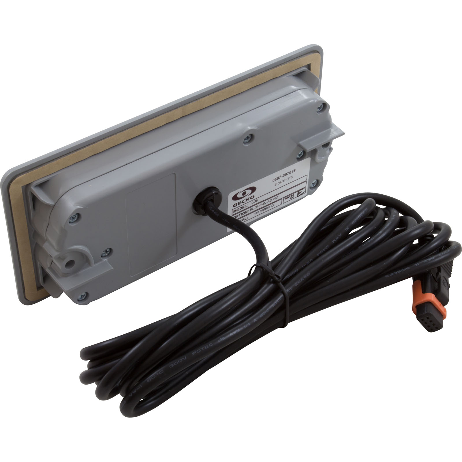 Picture of 34-0237-U Topside H-Q in.k35 8 Button 2 Pump LED w/o Overlay