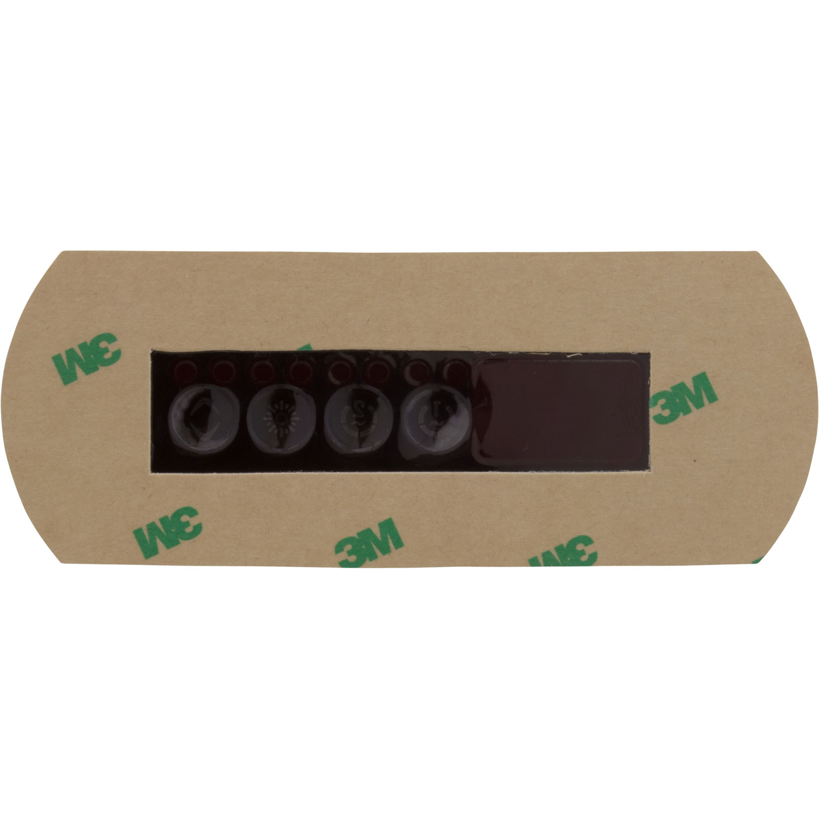 Picture of 80-0241A Overlay Gecko in.k200 4 Button P1 P2 Lt