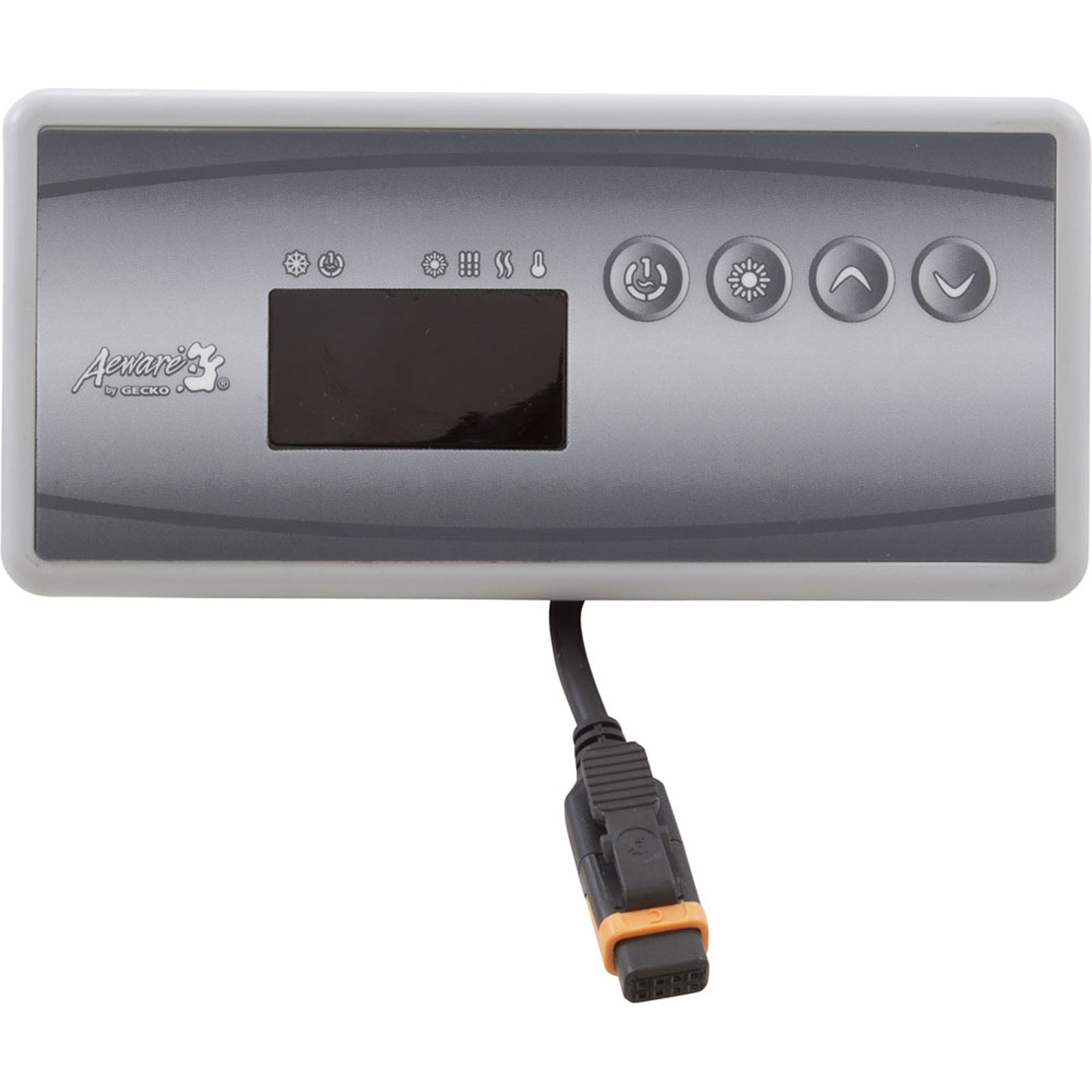 Picture of 80-0236A Overlay Gecko in.k19 4 Button P1 Lt Temp Up Temp Down