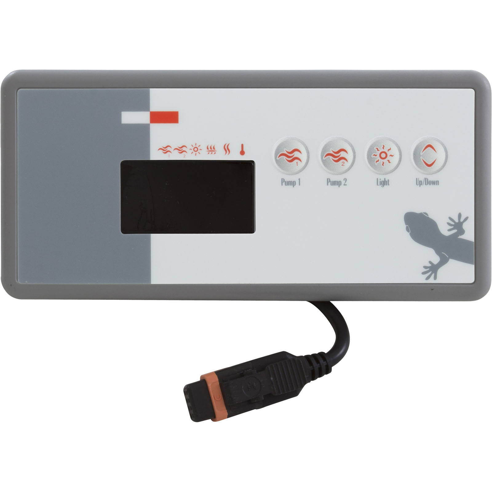 Picture of  Topside Gecko in.k19 4 Button 1 Pump LED w/ Overlay