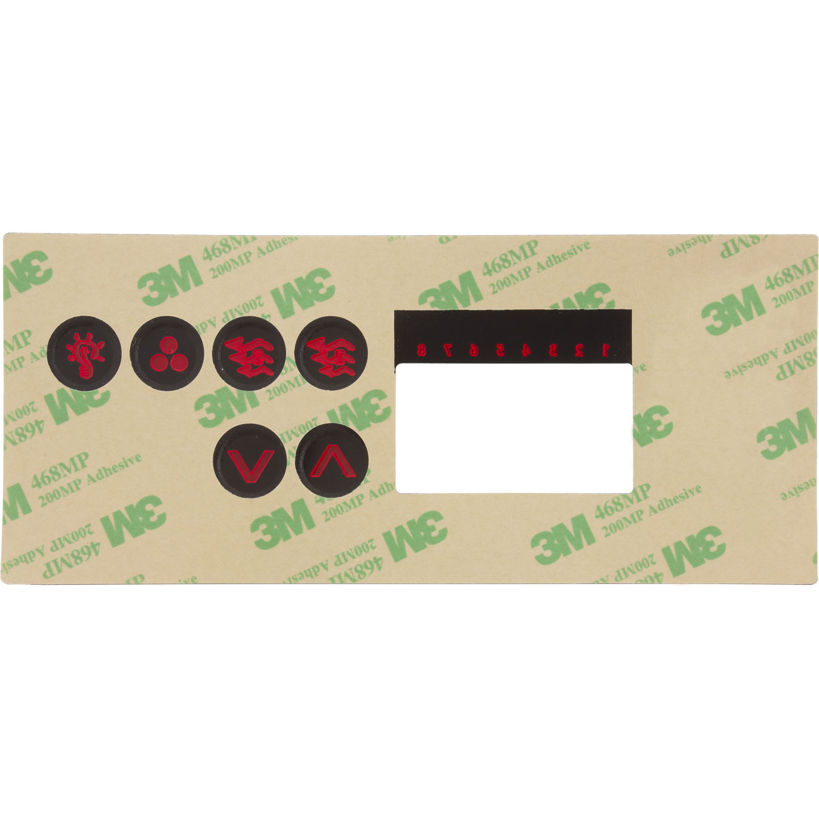 Picture of 80-0203 Overlay Hydro-Quip Eco 3 P1 P2 Lt Aux Large Rec