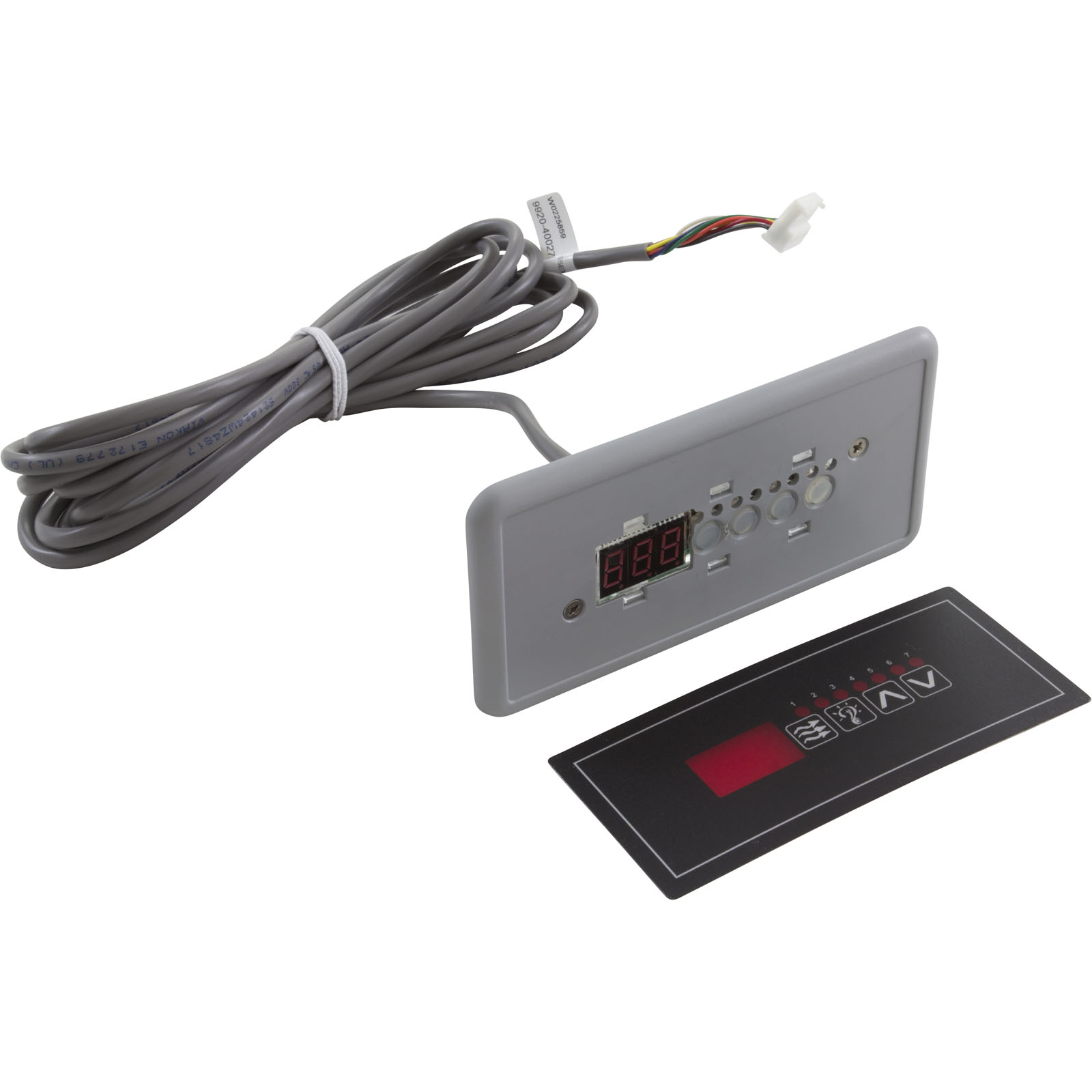 Picture of 34-0207-K TopsideHydro-Quip Eco 54 ButtonP1LtSm Rec10ft Cord blk
