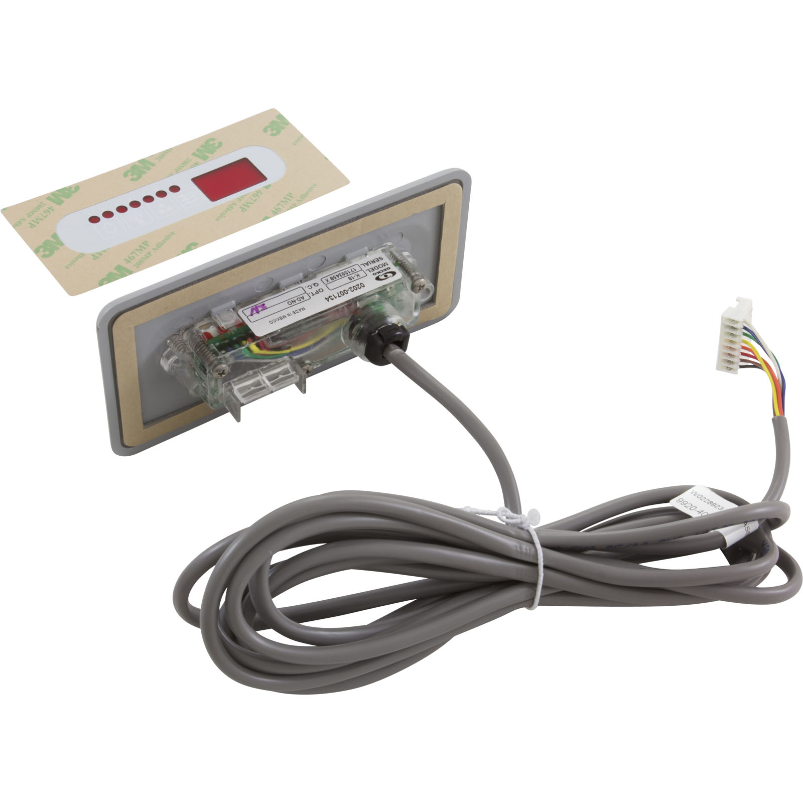 Picture of 34-0208-K Topside Hydro-Quip Eco 64ButtonP1LtAuxSm Rec10ft Cord