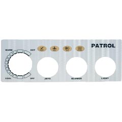 Overlay, Pres Air Trol Patrol, 3 Button 58-369-1017