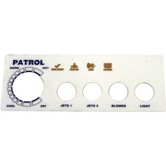 Overlay, Pres Air Trol Patrol, 4 Button 58-369-1018