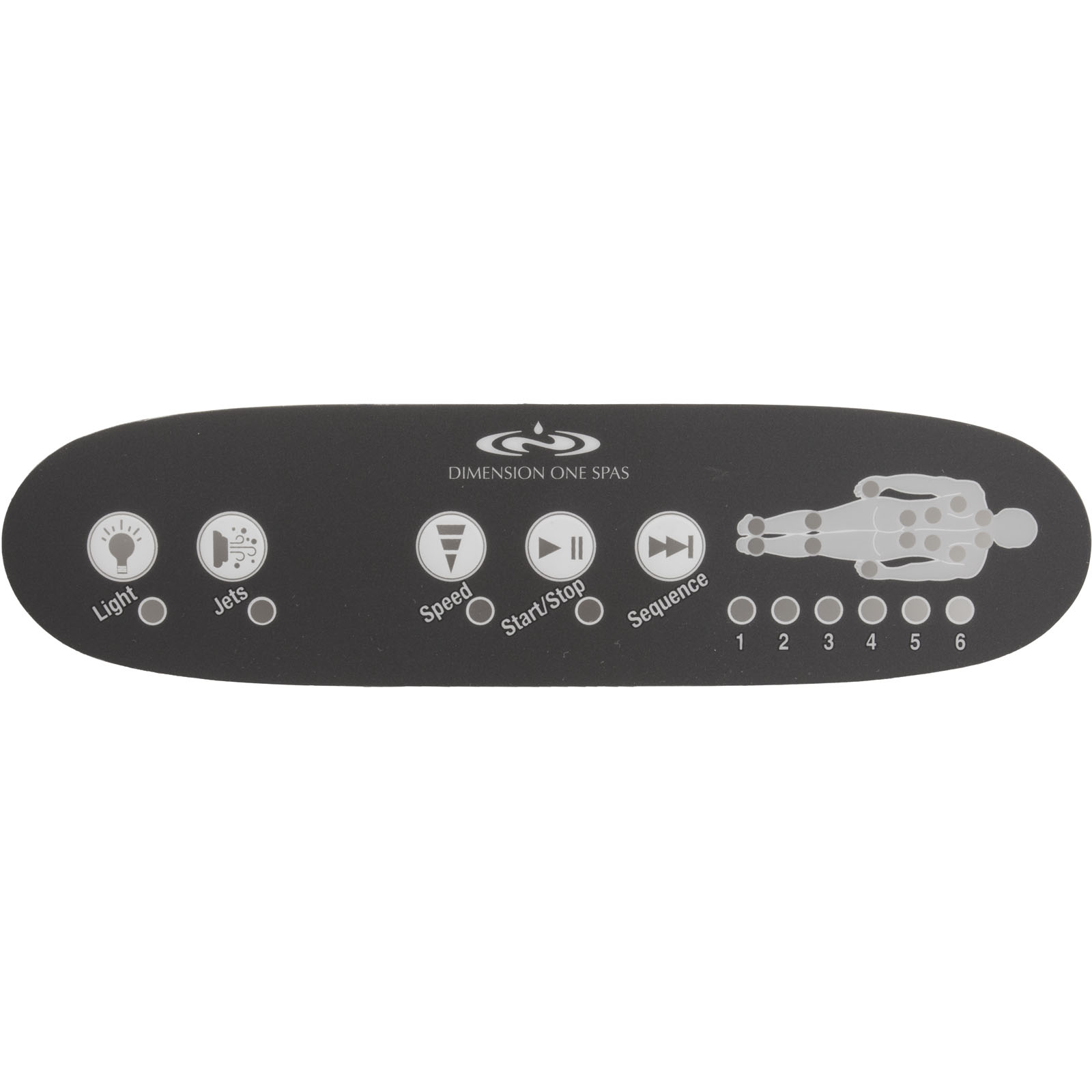 TOPSIDE, DIMENSION ONE, TSC-24/K-24, 8 BUTTON, 8-PIN | 01580-0001