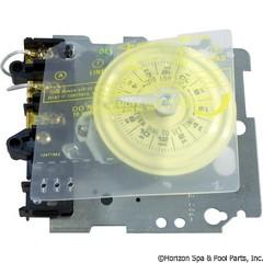 Timer Mechanism, Intermatic,T101,SPST,115v,24hr,Yellow Dial 59-155-1010