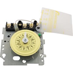 Timer Mechanism, Intermatic,T104,DPST,230v,24hr,Yellow Dial 59-155-1030