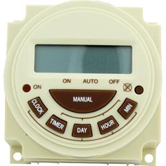 Timer, Intermatic,SPST, Panel Mount,230v,20A, 7day, Electric 59-155-1382
