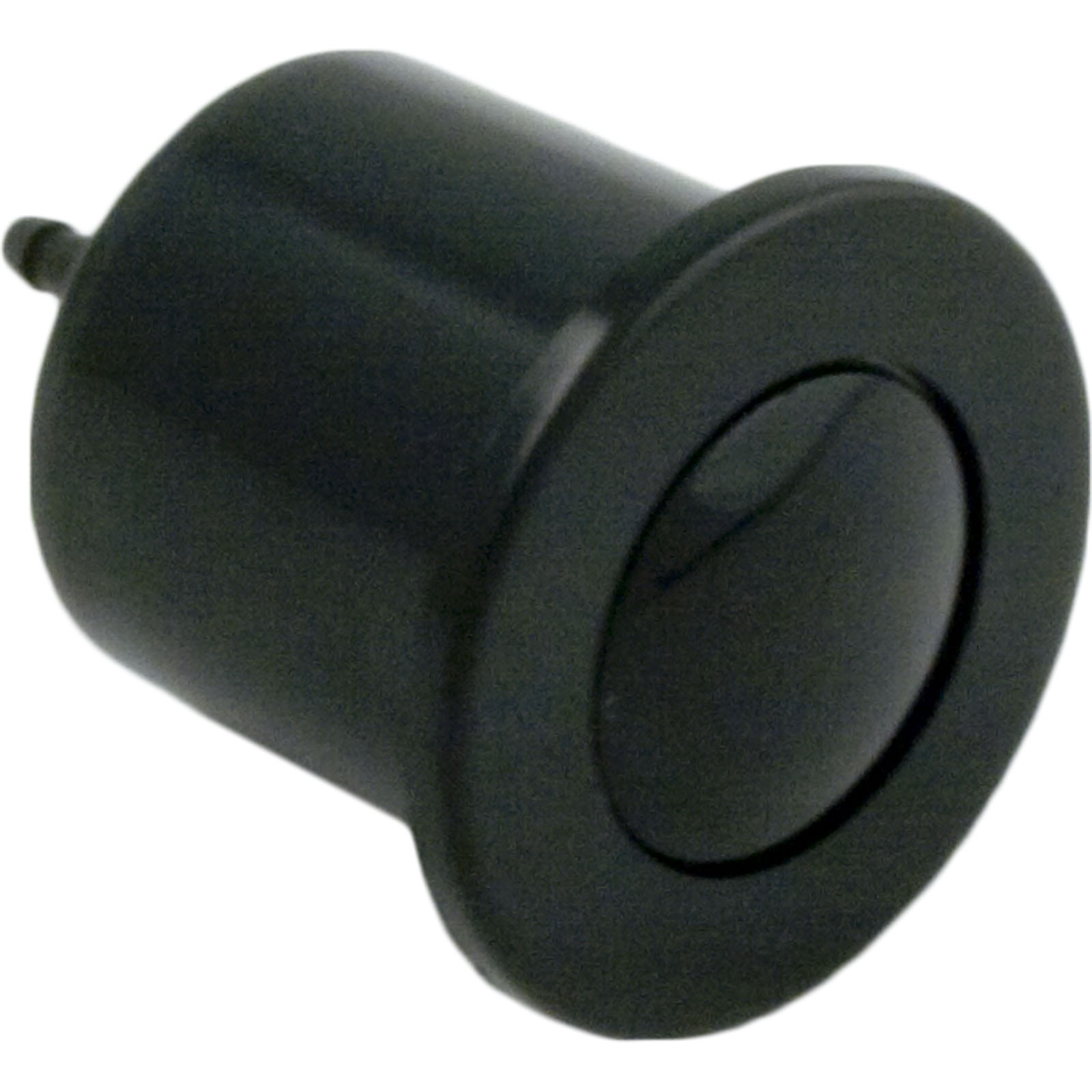 AIR BUTTON, HERGA, MICROBORE, BLACK 