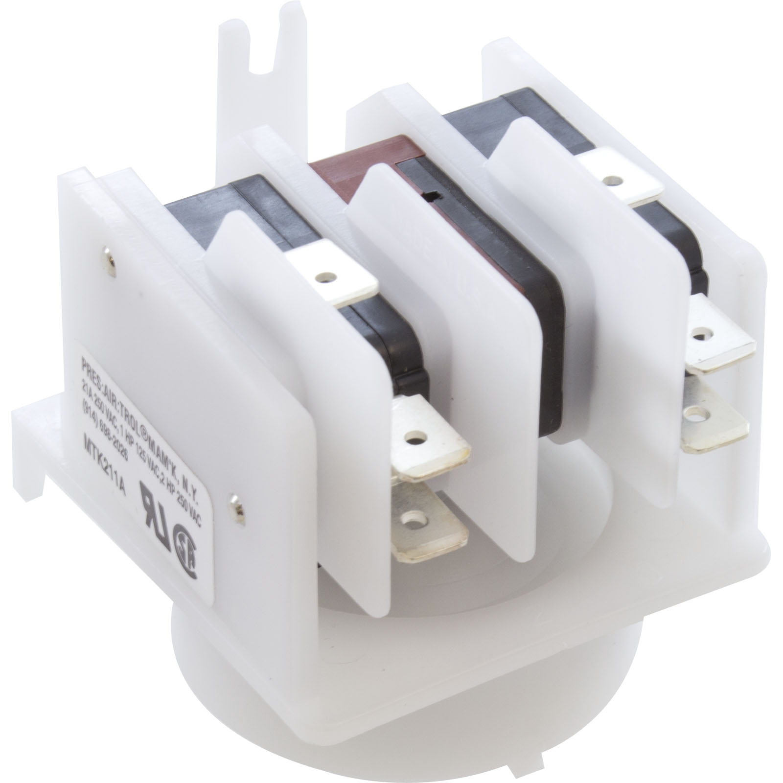 Picture of MSK211A 3-F Switch Presair Black Cam Solenoid 2 Microswitches