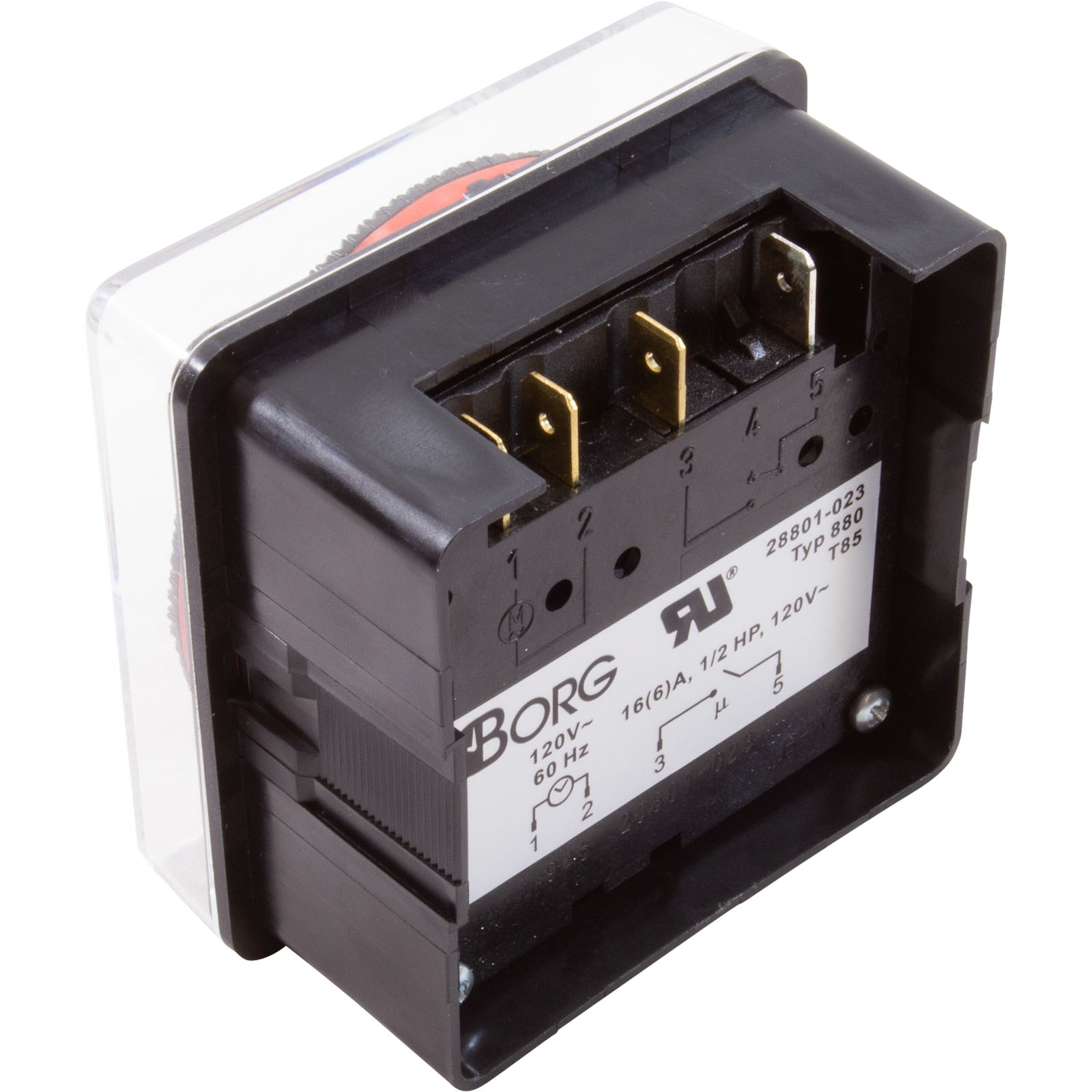 Picture of TA4160 Timer Diehl SPST Panel Mount 115v 20A w/housing 24hr