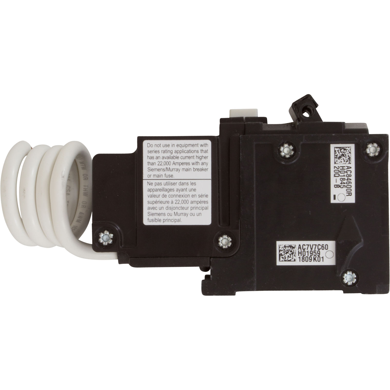 Spas & Pools PA220GF GFCI Circuit Breaker 20A 115v/230v Double Pole