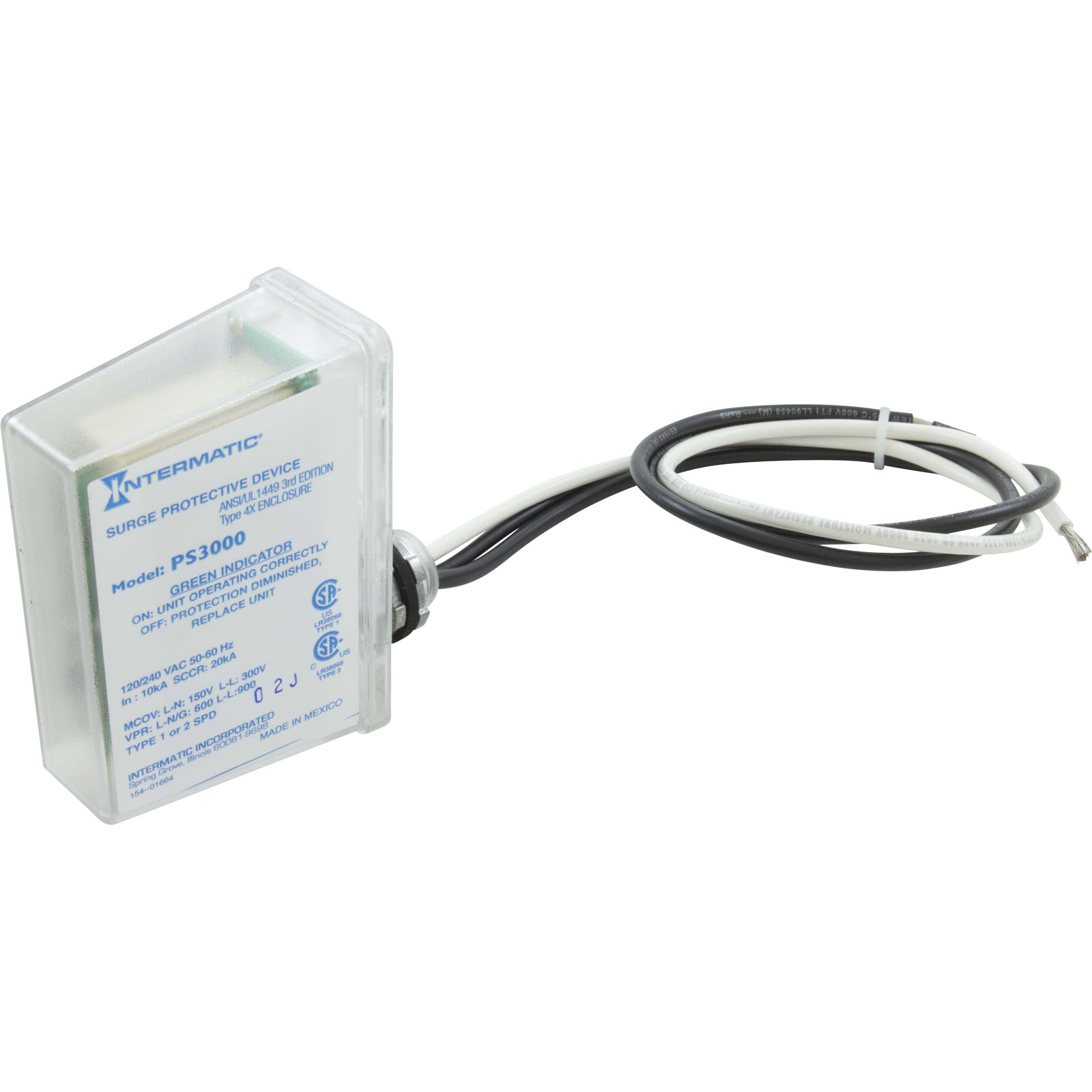 Picture of PS3000 Surge Protector Intermatic 115v/230v
