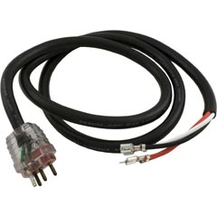 Cord, H-Q, P2, 2-Spd, Molded/Lit, 48", 115v/230v, 15A, Brown 60-355-1030