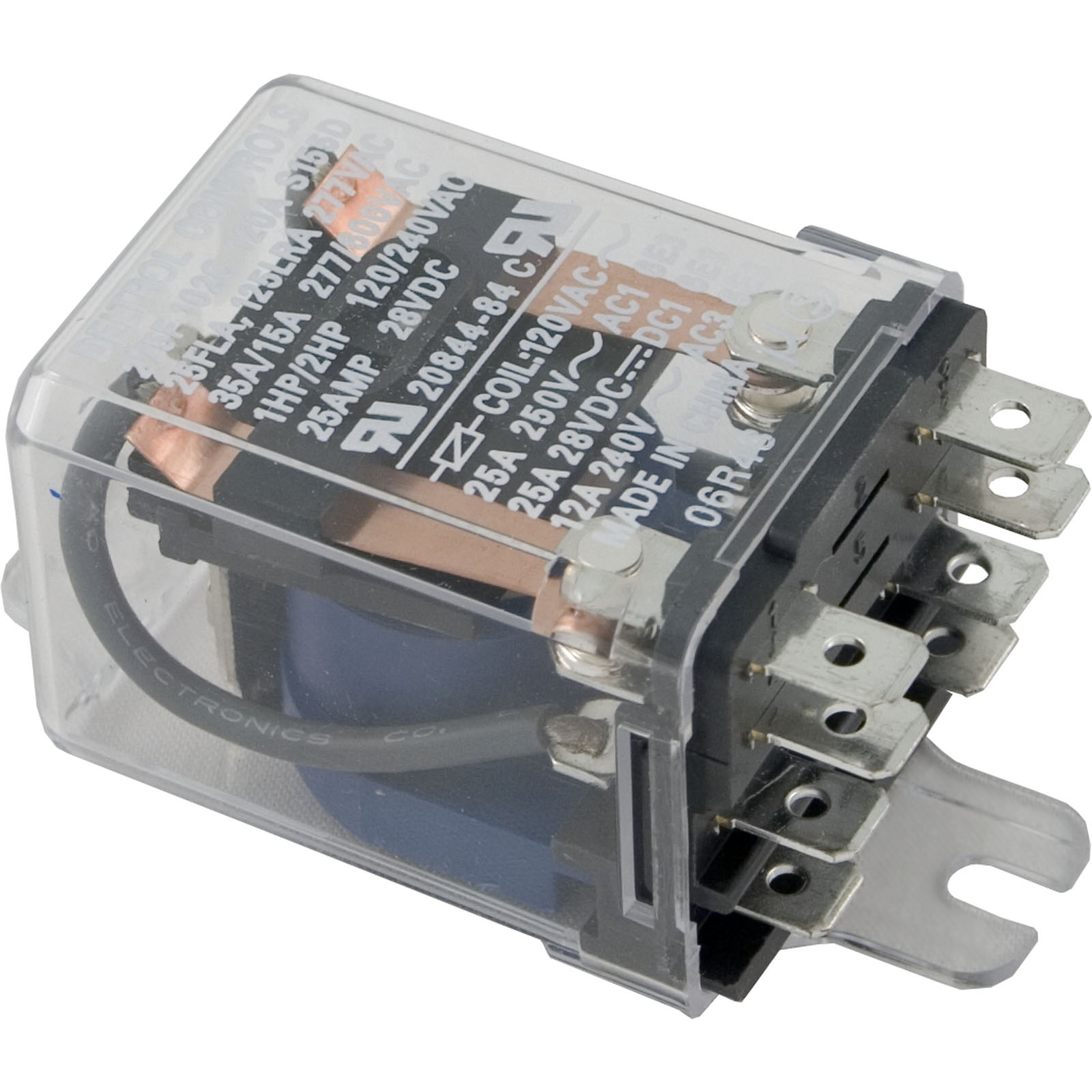 Picture of 20844-84 Relay Deltrol Controls DPDT 30A 115v Coil Dustcover