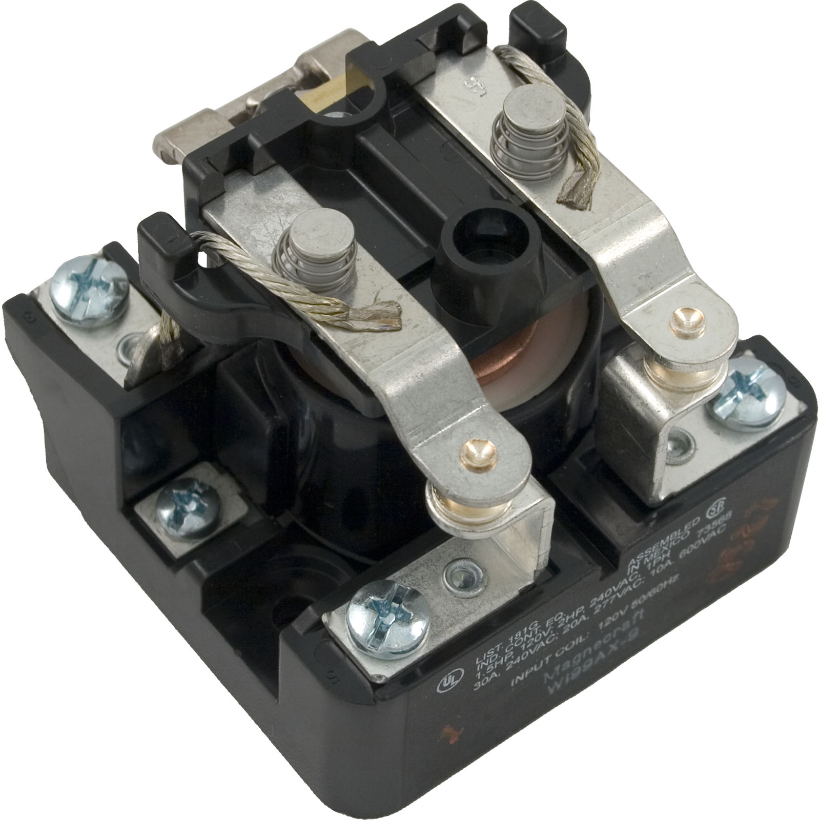 Picture of  Relay DPST 30A 115v Coil PRD Style