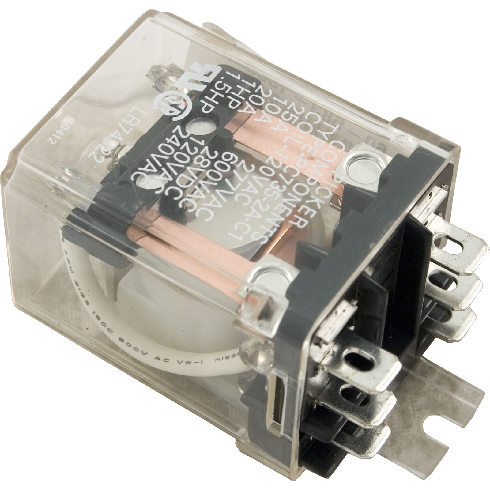 Picture of  Relay DPST 25A 115v Coil Dustcover