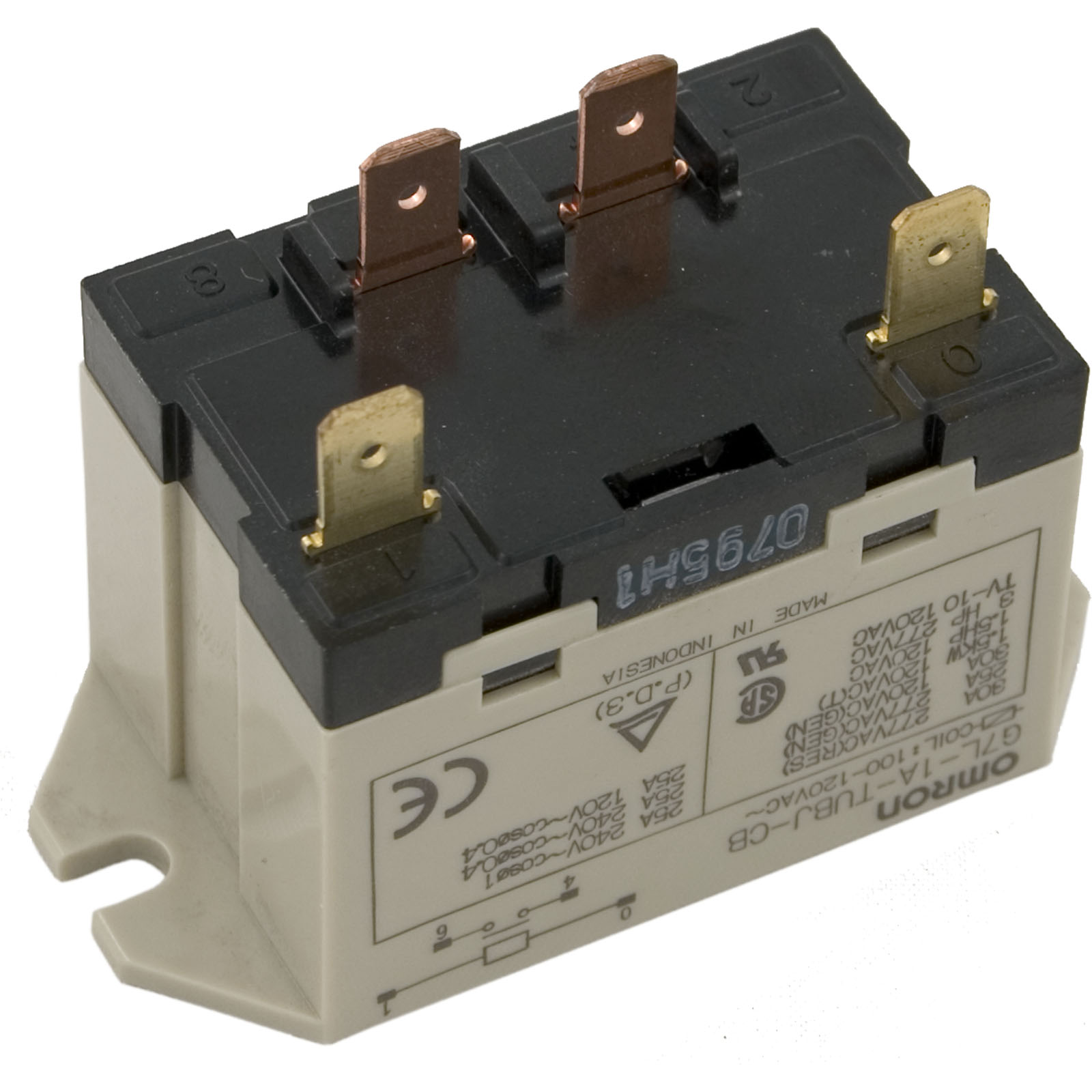 Picture of G7L-1A-TUBJ-CB Relay Omron SPST 30A 115v