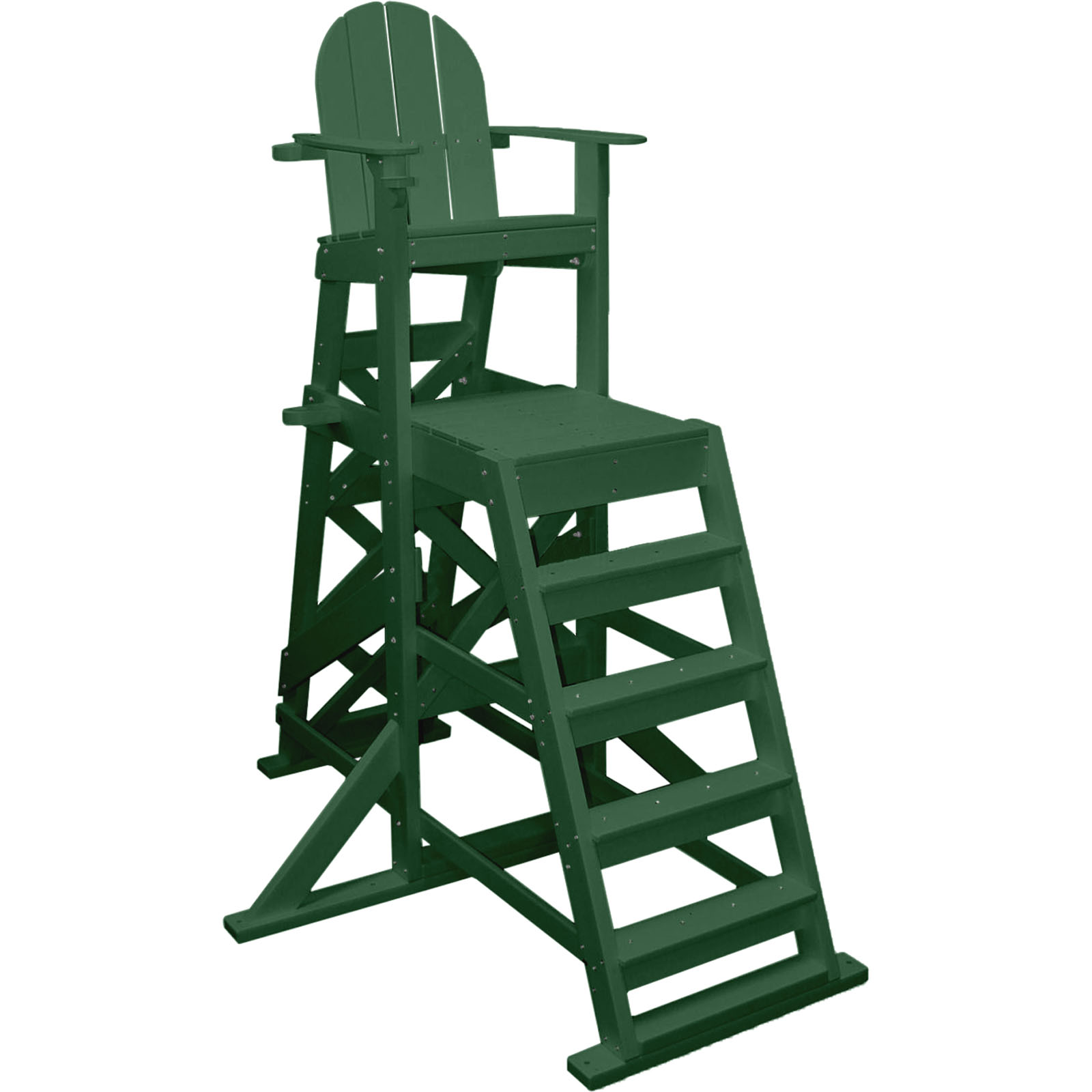 Picture of TLG535g Lifeguard Chair Tailwind  Front ladder 64" Tall Green