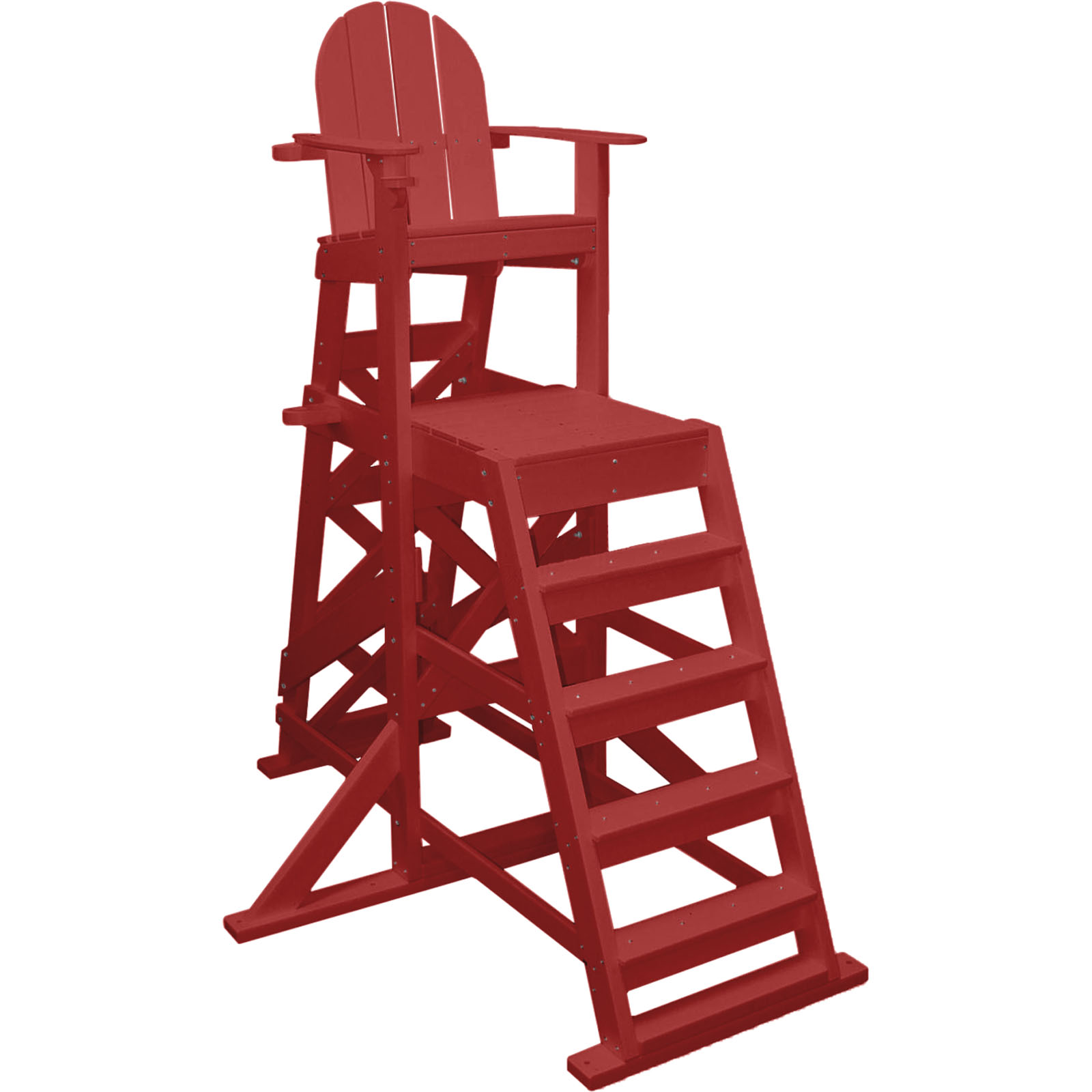 Picture of TLG535r Lifeguard Chair Tailwind  Front ladder 64" Tall RED