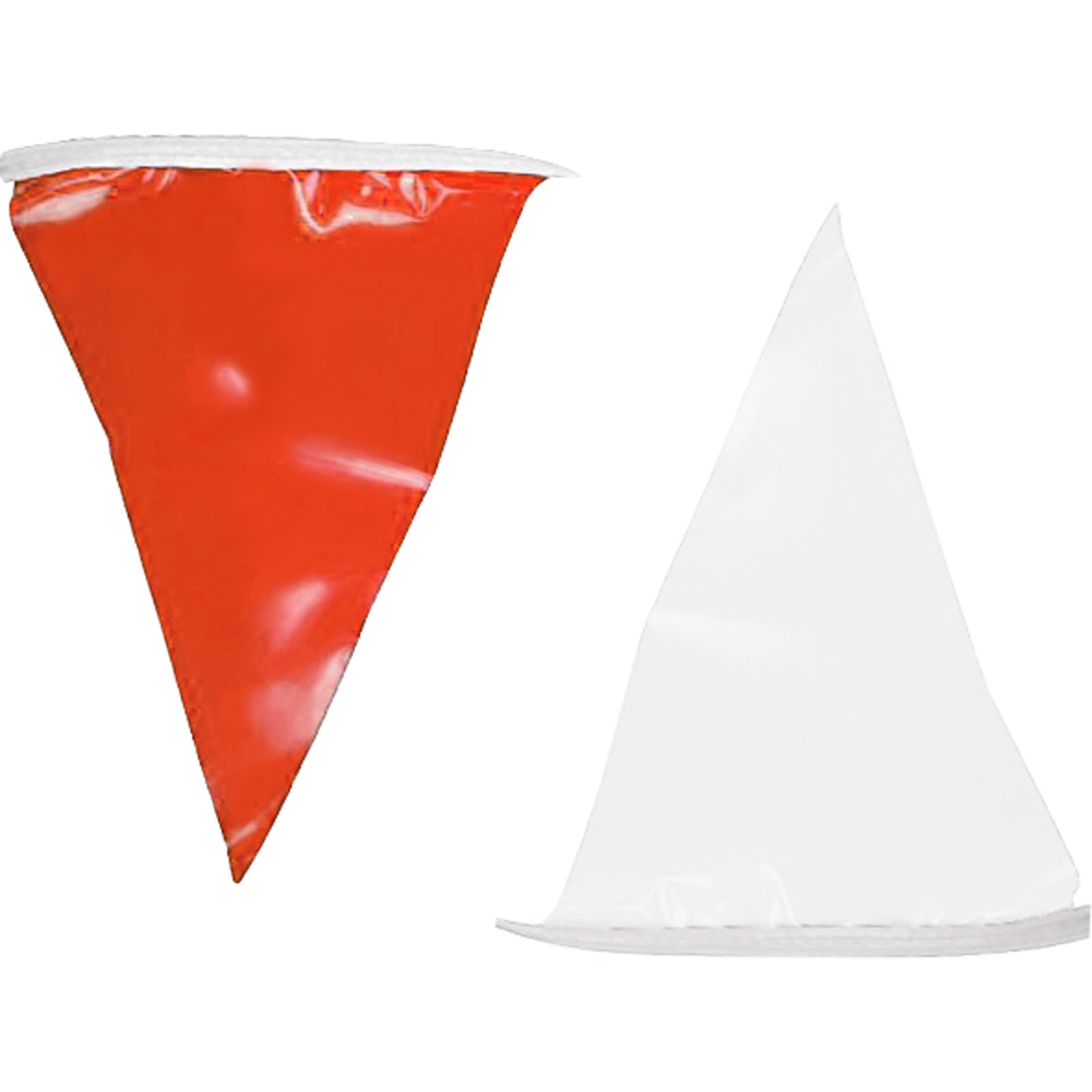 Picture of  Backstroke Flag Set48 18"X 12" Pennants 105Ft Red/White