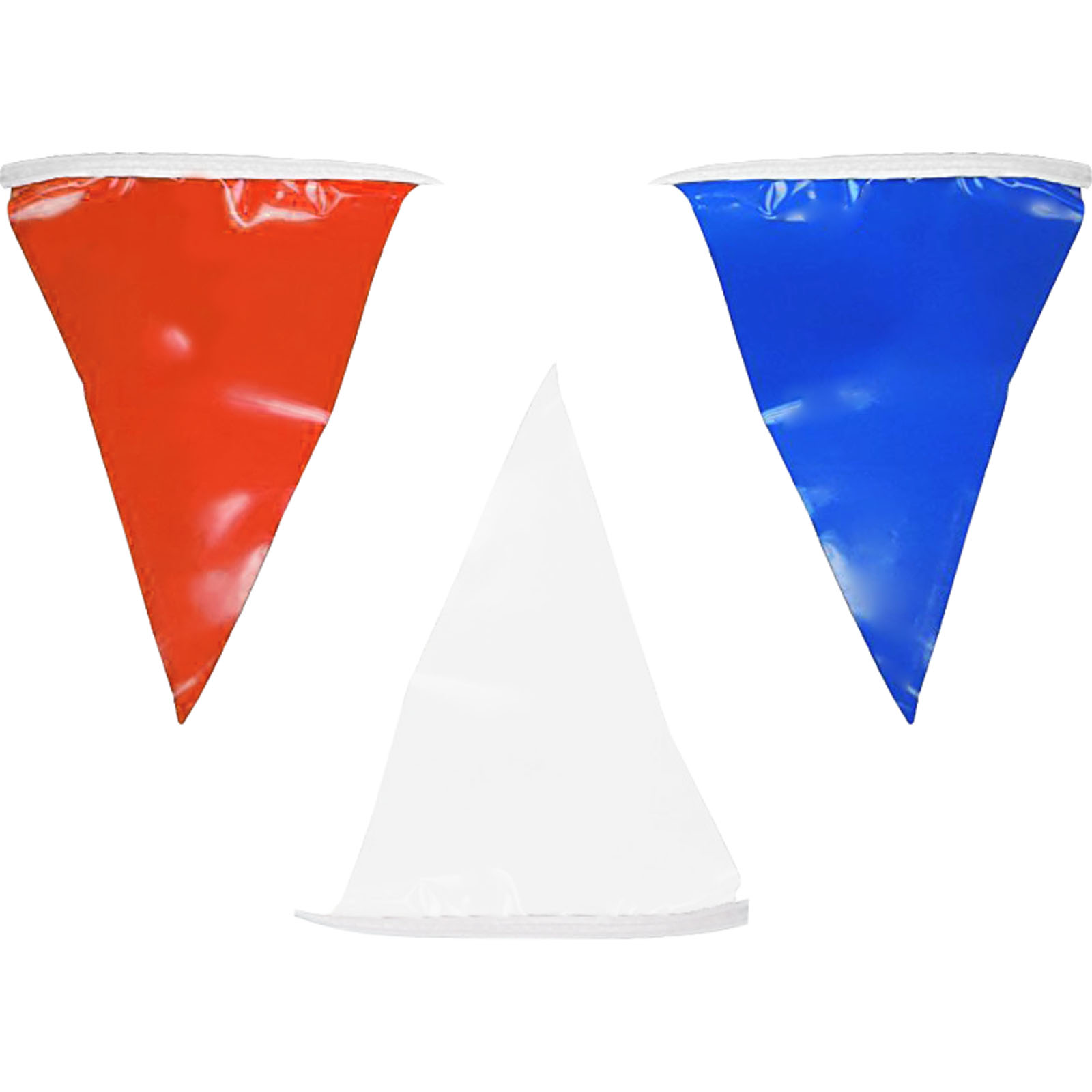 Picture of  Backstroke Flag Set48 18"X 12" Pennants 105Ft RDWHTBL