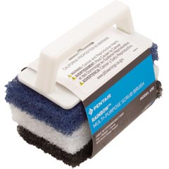 Scrub Brush, Pentair #650, Multi-Purpose, 3 Pads 80-102-1000