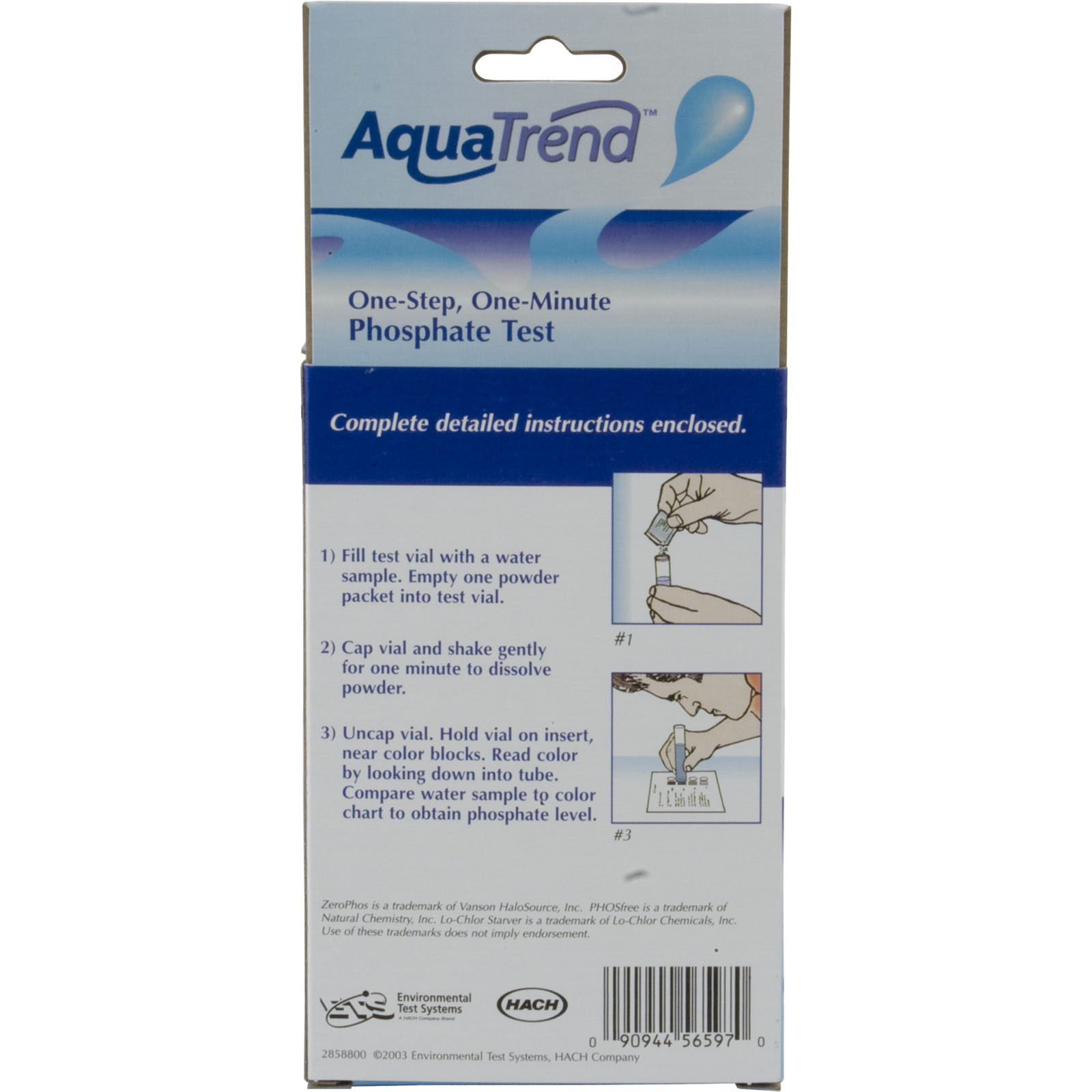 Picture of 285-6597 Test Kit AquaTrend Phosphate 10 ct