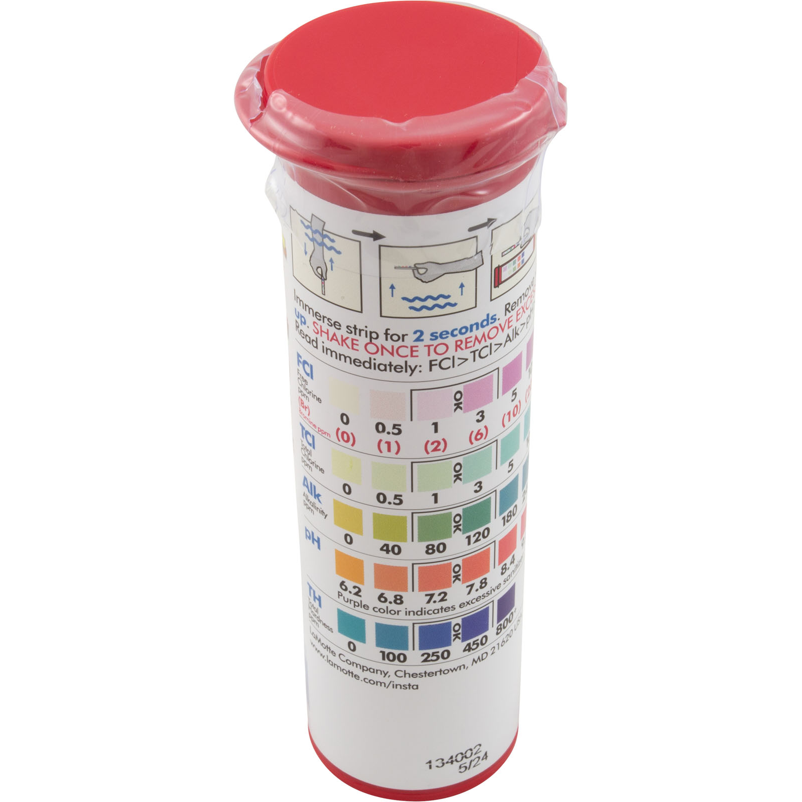 Picture of 2977-12-PT Test Strips Insta-Test 5-Way Strips 50ct