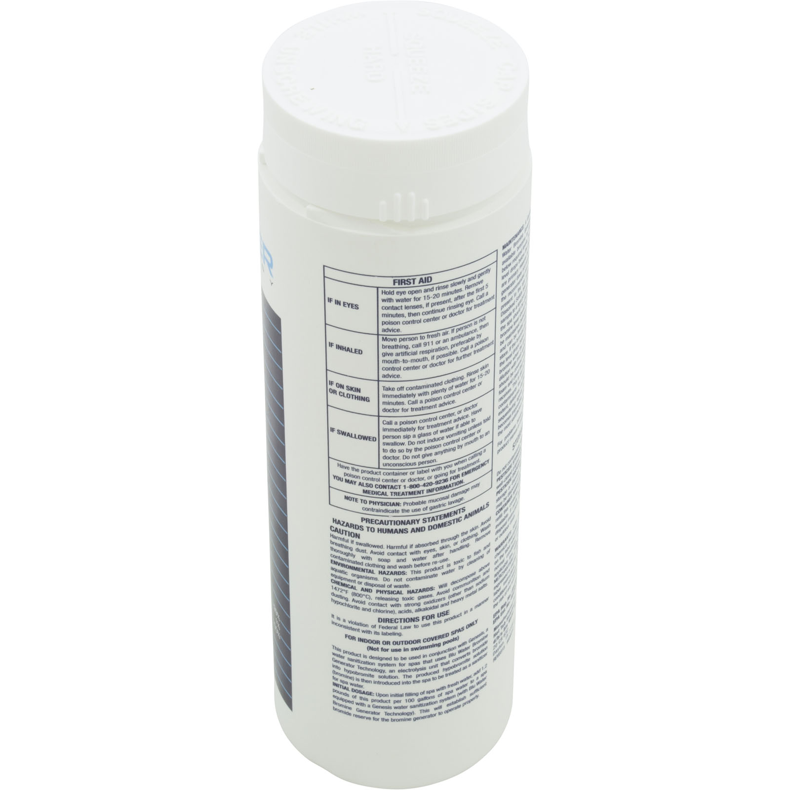 Picture of TB100 Sodium Bromide Genesis Tru-Blu 2lb Bottle