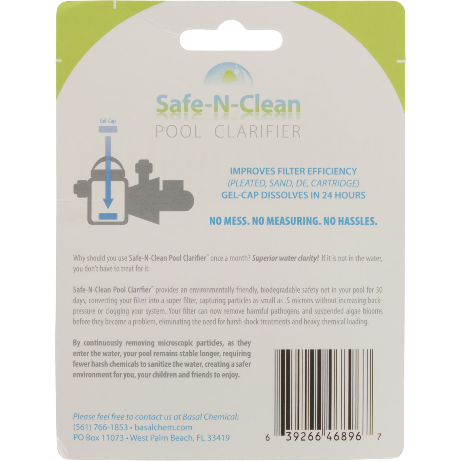Picture of Pool Clarifier Pool Clarifier Safe-N-Clean Pools