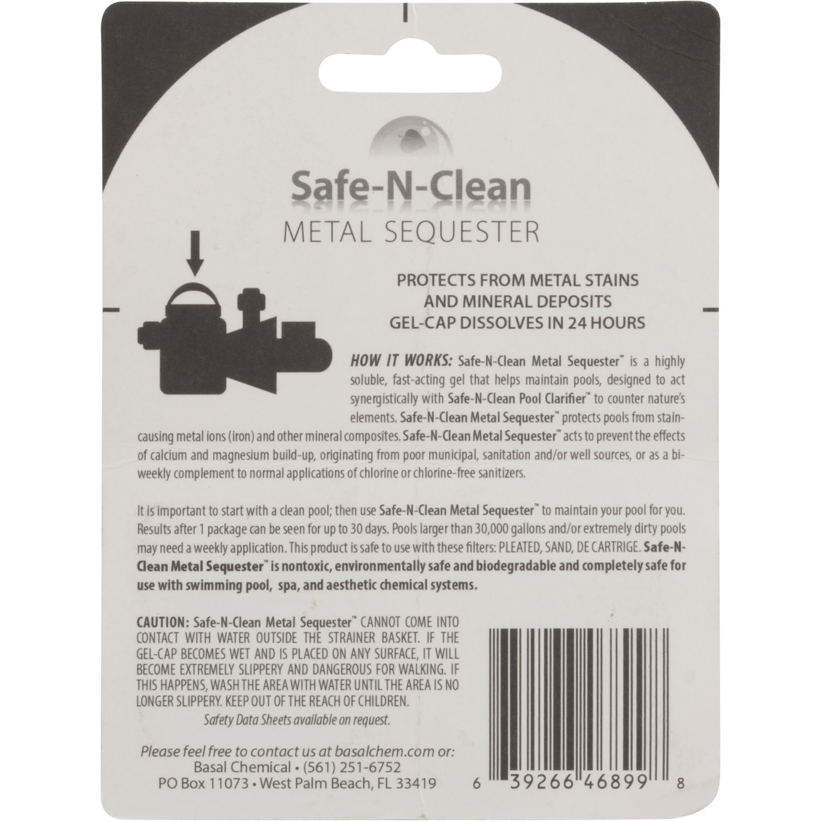 Picture of Metal Sequester Metal Sequester Safe-N-Clean Pools