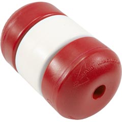 Pool Float, Handi-Lock, 5" x 9", 1/2" Rope, Red/White/Red 85-588-1004