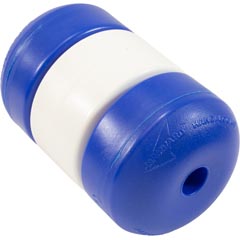 Pool Float, Handi-Lock, 3" x 5", 1/2" Rope,Blue/White/Blue 85-588-1006